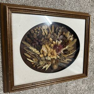 Dried Flower Shadowbox Art